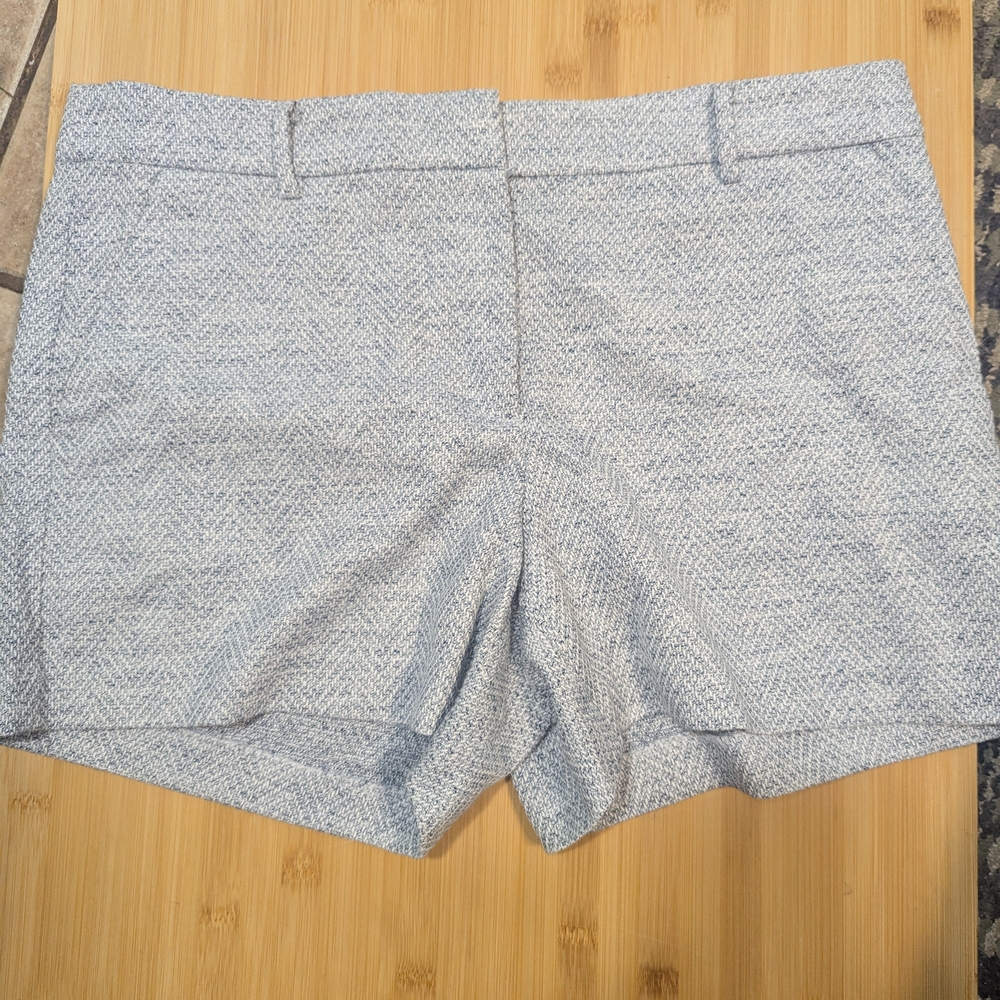LOFT Light Blue Patterned Women's Shorts